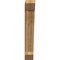 Ekena Millwork Traditional Slat Rough Sawn Bracket, Western Red Cedar, 6"W x 28"D x 40"H BKT06X28X40TRA06RWR - alternate 3